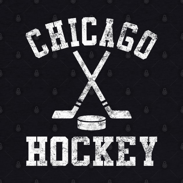 Vintage Chicago Hockey by tropicalteesshop